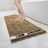 image:imageMuddy Mat  Chenille Bathroom Rugs Quick Dry Microfiber Mats Non Slip Washable Extra Thick Soft and Highly Absorbent Bath Mats for Bathroom Kitchen and Shower Floor  White 35x59Beige