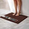 image:imageMuddy Mat  Chenille Bathroom Rugs Quick Dry Microfiber Mats Non Slip Washable Extra Thick Soft and Highly Absorbent Bath Mats for Bathroom Kitchen and Shower Floor  White 35x59Chocolate Brown