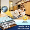 image:imageMuddy Mat  Chenille Bathroom Rugs Quick Dry Microfiber Mats Non Slip Washable Extra Thick Soft and Highly Absorbent Bath Mats for Bathroom Kitchen and Shower Floor  White 35x59Grey