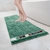 image:imageMuddy Mat  Chenille Bathroom Rugs Quick Dry Microfiber Mats Non Slip Washable Extra Thick Soft and Highly Absorbent Bath Mats for Bathroom Kitchen and Shower Floor  White 35x59Seafoam Green
