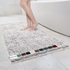 image:imageMuddy Mat  Chenille Bathroom Rugs Quick Dry Microfiber Mats Non Slip Washable Extra Thick Soft and Highly Absorbent Bath Mats for Bathroom Kitchen and Shower Floor  White 35x59White