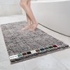 image:imageMuddy Mat  Chenille Bathroom Rugs Quick Dry Microfiber Mats Non Slip Washable Extra Thick Soft and Highly Absorbent Bath Mats for Bathroom Kitchen and Shower Floor  White 35x59Grey