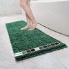 image:imageMuddy Mat  Chenille Bathroom Rugs Quick Dry Microfiber Mats Non Slip Washable Extra Thick Soft and Highly Absorbent Bath Mats for Bathroom Kitchen and Shower Floor  White 35x59Dark Green