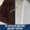 image:imageMuddy Mat  Chenille Bathroom Rugs Quick Dry Microfiber Mats Non Slip Washable Extra Thick Soft and Highly Absorbent Bath Mats for Bathroom Kitchen and Shower Floor  White 35x59Chocolate Brown