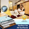 image:imageMuddy Mat  Chenille Bathroom Rugs Quick Dry Microfiber Mats Non Slip Washable Extra Thick Soft and Highly Absorbent Bath Mats for Bathroom Kitchen and Shower Floor  White 35x59Red