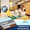 image:imageMuddy Mat  Chenille Bathroom Rugs Quick Dry Microfiber Mats Non Slip Washable Extra Thick Soft and Highly Absorbent Bath Mats for Bathroom Kitchen and Shower Floor  White 35x59Seafoam Green