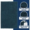 image:imageMuddy Mat  Chenille Bathroom Rugs Quick Dry Microfiber Mats Non Slip Washable Extra Thick Soft and Highly Absorbent Bath Mats for Bathroom Kitchen and Shower Floor  White 35x59Atlantic Blue