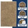 image:imageMuddy Mat  Chenille Bathroom Rugs Quick Dry Microfiber Mats Non Slip Washable Extra Thick Soft and Highly Absorbent Bath Mats for Bathroom Kitchen and Shower Floor  White 35x59Beige