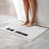 image:imageMuddy Mat  Chenille Bathroom Rugs Quick Dry Microfiber Mats Non Slip Washable Extra Thick Soft and Highly Absorbent Bath Mats for Bathroom Kitchen and Shower Floor  White 35x59White
