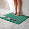 image:imageMuddy Mat  Chenille Bathroom Rugs Quick Dry Microfiber Mats Non Slip Washable Extra Thick Soft and Highly Absorbent Bath Mats for Bathroom Kitchen and Shower Floor  White 35x59Seafoam Green