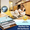 image:imageMuddy Mat  Chenille Bathroom Rugs Quick Dry Microfiber Mats Non Slip Washable Extra Thick Soft and Highly Absorbent Bath Mats for Bathroom Kitchen and Shower Floor  White 35x59Beige