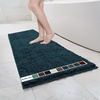 image:imageMuddy Mat  Chenille Bathroom Rugs Quick Dry Microfiber Mats Non Slip Washable Extra Thick Soft and Highly Absorbent Bath Mats for Bathroom Kitchen and Shower Floor  White 35x59Atlantic Blue