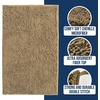 image:imageMuddy Mat  Chenille Bathroom Rugs Quick Dry Microfiber Mats Non Slip Washable Extra Thick Soft and Highly Absorbent Bath Mats for Bathroom Kitchen and Shower Floor  White 35x59Beige