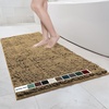image:imageMuddy Mat  Chenille Bathroom Rugs Quick Dry Microfiber Mats Non Slip Washable Extra Thick Soft and Highly Absorbent Bath Mats for Bathroom Kitchen and Shower Floor  White 35x59Beige