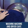 image:imageMuddy Mat  Chenille Bathroom Rugs Quick Dry Microfiber Mats Non Slip Washable Extra Thick Soft and Highly Absorbent Bath Mats for Bathroom Kitchen and Shower Floor  White 35x59Navy Blue