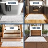 image:imageMuddy Mat  Chenille Bathroom Rugs Quick Dry Microfiber Mats Non Slip Washable Extra Thick Soft and Highly Absorbent Bath Mats for Bathroom Kitchen and Shower Floor  White 35x59White