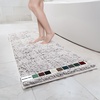 image:imageMuddy Mat  Chenille Bathroom Rugs Quick Dry Microfiber Mats Non Slip Washable Extra Thick Soft and Highly Absorbent Bath Mats for Bathroom Kitchen and Shower Floor  White 35x59White