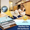 image:imageMuddy Mat  Chenille Bathroom Rugs Quick Dry Microfiber Mats Non Slip Washable Extra Thick Soft and Highly Absorbent Bath Mats for Bathroom Kitchen and Shower Floor  White 35x59Navy Blue