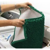 image:imageMuddy Mat  Super Water Absorbent Door Mat Indoor Microfiber Quick Dry Chenille Entryway Rug Slip Resistant Front Door Mat Indoor Mats for Entryway Machine Washable Pet Rug Dark Green 72X48