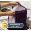 image:imageMuddy Mat  Super Water Absorbent Door Mat Indoor Microfiber Quick Dry Chenille Entryway Rug Slip Resistant Front Door Mat Indoor Mats for Entryway Machine Washable Pet Rug Purple 19x30