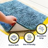 image:imageMuddy Mat  Super Water Absorbent Door Mat Indoor Microfiber Quick Dry Chenille Entryway Rug Slip Resistant Front Door Mat Indoor Mats for Entryway Machine Washable Pet Rug Sky Blue 35x60