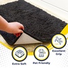 image:imageMuddy Mat  Super Water Absorbent Door Mat Indoor Microfiber Quick Dry Chenille Entryway Rug Slip Resistant Front Door Mat Indoor Mats for Entryway Machine Washable Pet Rug Charcoal 18x28