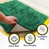 image:imageMuddy Mat  Super Water Absorbent Door Mat Indoor Microfiber Quick Dry Chenille Entryway Rug Slip Resistant Front Door Mat Indoor Mats for Entryway Machine Washable Pet Rug Dark Green 30x19