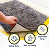 image:imageMuddy Mat  Super Water Absorbent Door Mat Indoor Microfiber Quick Dry Chenille Entryway Rug Slip Resistant Front Door Mat Indoor Mats for Entryway Machine Washable Pet Rug Grey 28x18
