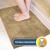 image:imageMuddy Mat 2 in 1 Bundle  Absorbent Microfiber Door Mat Beige Medium 30X19 amp Rug Heavy Duty NonSlip Corner Pad Pack of 4 DoubleSided Adhesive Pad for Corners Ultimate Floor Protection Combo