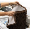 image:imageMuddy Mat 2Piece Set ASSEENONTV Highly Absorbent Microfiber Dog Door Mat and Pet Rug Non Slip Thick Washable Area Mat Soft Chenille for Kitchen Bathroom Bedroom and Outdoor Brown Small amp Medium