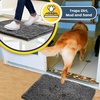 image:imageMuddy Mat 2Piece Set ASSEENONTV Highly Absorbent Microfiber Door Mat and Pet Rug Non Slip Thick Washable Area Mat Soft Chenille for Kitchen Bathroom Bedroom and Outdoor  Grey Small amp Medium