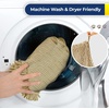 image:imageMuddy Mat 2in1 Set ASSEENONTV Beige Microfiber Door Mat 30X19 amp Doggy Dryer Plush Shammy Towel  NonSlip Washable amp Highly Absorbent Solutions for Soggy Paws amp Clean Floors