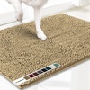 image:imageMuddy Mat 2in1 Set Beige Medium 30X19 Microfiber NonSlip Washable amp Highly Absorbent Chenille Dog Door Mat with Wizz Stain amp Odor RemoverUltimate Pet Cleanup Combo for Fresh amp Clean HOM