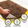 image:imageMuddy Mat 2in1 Set Brown Medium 30X19 Microfiber NonSlip Washable amp Highly Absorbent Chenille Dog Door Mat with Wizz Stain amp Odor RemoverUltimate Pet Cleanup Combo for Fresh amp Clean Homes