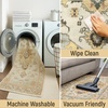 image:imageMuddy Mat Admiral 2ft x 3ft Washable Muddy Carpet for Living Room Bedroom amp Dining Room  Modern Soft Low Pile Non Slip Carpet  Pet Friendly Waterproof Foldable Area Rugs for HomeFloral