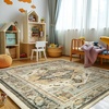 image:imageMuddy Mat Admiral 2ft x 3ft Washable Muddy Carpet for Living Room Bedroom amp Dining Room  Modern Soft Low Pile Non Slip Carpet  Pet Friendly Waterproof Foldable Area Rugs for HomeFloral