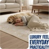 image:imageMuddy Mat Admiral 2ft x 3ft Washable Muddy Carpet for Living Room Bedroom amp Dining Room  Modern Soft Low Pile Non Slip Carpet  Pet Friendly Waterproof Foldable Area Rugs for HomeChampagne