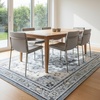 image:imageMuddy Mat Admiral 2ft x 3ft Washable Muddy Carpet for Living Room Bedroom amp Dining Room  Modern Soft Low Pile Non Slip Carpet  Pet Friendly Waterproof Foldable Area Rugs for HomeAzure