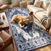 image:imageMuddy Mat Admiral 2ft x 3ft Washable Muddy Carpet for Living Room Bedroom amp Dining Room  Modern Soft Low Pile Non Slip Carpet  Pet Friendly Waterproof Foldable Area Rugs for HomeNavybell