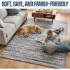 image:imageMuddy Mat Admiral 2ft x 3ft Washable Muddy Carpet for Living Room Bedroom amp Dining Room  Modern Soft Low Pile Non Slip Carpet  Pet Friendly Waterproof Foldable Area Rugs for HomeGreyline
