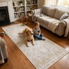 image:imageMuddy Mat Admiral 2ft x 3ft Washable Muddy Carpet for Living Room Bedroom amp Dining Room  Modern Soft Low Pile Non Slip Carpet  Pet Friendly Waterproof Foldable Area Rugs for HomeChampagne