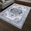 image:imageMuddy Mat Admiral 2ft x 3ft Washable Muddy Carpet for Living Room Bedroom amp Dining Room  Modern Soft Low Pile Non Slip Carpet  Pet Friendly Waterproof Foldable Area Rugs for HomeAzure