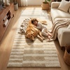 image:imageMuddy Mat Admiral 2ft x 3ft Washable Muddy Carpet for Living Room Bedroom amp Dining Room  Modern Soft Low Pile Non Slip Carpet  Pet Friendly Waterproof Foldable Area Rugs for HomeCreamline