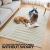 image:imageMuddy Mat Admiral 2ft x 3ft Washable Muddy Carpet for Living Room Bedroom amp Dining Room  Modern Soft Low Pile Non Slip Carpet  Pet Friendly Waterproof Foldable Area Rugs for HomeCreamline