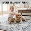 image:imageMuddy Mat Admiral 2ft x 3ft Washable Muddy Carpet for Living Room Bedroom amp Dining Room  Modern Soft Low Pile Non Slip Carpet  Pet Friendly Waterproof Foldable Area Rugs for HomeAzure