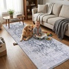 image:imageMuddy Mat Admiral 2ft x 3ft Washable Muddy Carpet for Living Room Bedroom amp Dining Room  Modern Soft Low Pile Non Slip Carpet  Pet Friendly Waterproof Foldable Area Rugs for HomeFrostbell
