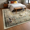 image:imageMuddy Mat Admiral 2ft x 3ft Washable Muddy Carpet for Living Room Bedroom amp Dining Room  Modern Soft Low Pile Non Slip Carpet  Pet Friendly Waterproof Foldable Area Rugs for HomeFloral