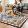 image:imageMuddy Mat Admiral 2ft x 3ft Washable Muddy Carpet for Living Room Bedroom amp Dining Room  Modern Soft Low Pile Non Slip Carpet  Pet Friendly Waterproof Foldable Area Rugs for HomeMosaic