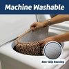 image:imageMuddy Mat Chenille Bathroom Rugs Set Quick Dry Microfiber Mats Non Slip Washable Extra Thick Soft and Highly Absorbent Bath Mats 20x30 with U Shaped Toilet Mat 20x20  GreyBeige