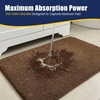 image:imageMuddy Mat CloudStep Bathroom Rugs Non Slip Bath Mats for Bathroom Super Absorbent Memory Foam Chenille Quick Dry Machine Washable Thick Toilet Rug for Shower Tub and Floor Black 2ft x 3ftChocolate Brown